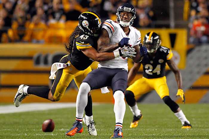 Troy Polamalu is back to his devastating self, but the Steelers defense has yet to record a takeaway. (Justin K. Aller/Getty Images)